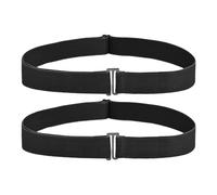 EHDWXVZM 2 pièces de ceintures élastiques, ceintures antidérapantes invisibles, ceintures élastiques, ceintures pour chemises et robes, ceintures réglables, accessoires pour femmes