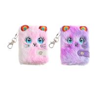 EHDWXVZM 2 Pièces De Livre en Peluche Mignon, Journal pour Enfants, Mini Cahier, Cadeau pour Filles, Cahier pour Enfants.