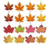 EHDWXVZM 400 Feuilles D'Érable Simulées, 8 Feuilles D'Érable Suspendues, Feuilles d'automne Artificielles, Décorations d'automne, Artisanat De Feuilles De Bricolage, Accessoires De Photographie