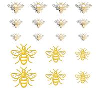 EHDWXVZM 6 Morceaux De Décoration D'Abeilles Et 1 Ensemble D'Autocollants D'Abeilles, Accessoires De Maison, Décorations Créatives Mignonnes, Qui Peuvent Être Décorées De La Cour, De La Cuisine.