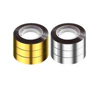 EHDWXVZM 6 rouleaux de ruban adhésif, ruban cadeau décoratif, ruban décoratif artisanal, ruban décoratif miroir, ruban doré et argenté