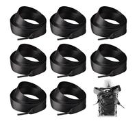 EHDWXVZM 8 Morceaux De Lacets Noirs, Lacets En Satin, Accessoires De Baskets, Lacets Simples Et Polyvalents.