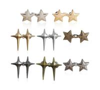 EHDWXVZM 8 paires de cinchers de taille de jeans, cinchers de taille d’étoile, jeans réglables de bouton, boutons d’étoile, cinchers de taille, boutons de denim d’étoile