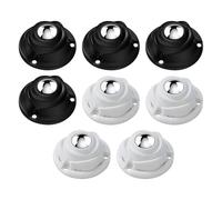 EHDWXVZM 8 Pièces Single Pearl Universal Wheel, Scooter, Snack Furniture, Rouleau De Direction Auto-Adhésif, Meubles Rotary À 360 °, Mini -Wheel.