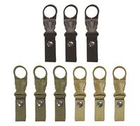 EHDWXVZM 9 pièces de clips de sangle, boucles de bouteille de boisson, boucles de bouteille d'eau portables, sangles tactiques en nylon, adaptés à l'alpinisme et à la randonnée