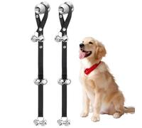 EHDWXVZM Cordes De Sonnette pour Animaux De Compagnie 2 Pièces, Cloches D'Entraînement pour Animaux De Compagnie, Fournitures D'Entraînement en Pot pour Chien