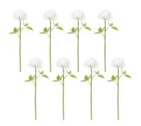 EHDWXVZM Hortensias Artificiels 8 Pièces, Hortensias Crème Artificielles, Hortensias De Décoration De Maison, Fleurs en Soie De Décoration Extérieure, Fleurs Artificielles Blanches De Mariage