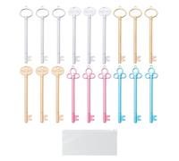EHDWXVZM Lot de 18 stylos à bille, 1 sac de rangement, stylos de papeterie, stylos rétro, fournitures scolaires