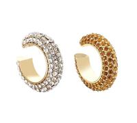 EHDWXVZM Lot De 2 Clips d'oreille, Design Créatif, Clips d'oreille pour Femme, Confortables À Porter, Aucun Perçage Nécessaire, Style Tendance, Adapté À Diverses Occasions.