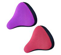 EHDWXVZM Lot de 2 housses de coussin de selle de vélo, housses de coussin de protection solaire et d'isolation thermique, housses de coussin de siège de vélo, accessoires de vélo