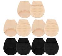 EHDWXVZM Lot de 5 paires de chaussettes à talons hauts en éponge pour femme, multicolore, S-M