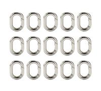 EHDWXVZM Paquet De 15 Boucles À Disque À Ressort, Pleines D'Élasticité, Solides Et Durables, Faciles À Utiliser, Haute Sécurité, Anti-Desserrage Et Offrant Une Prise Ferme
