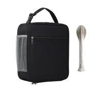EHDWXVZM Sac à déjeuner portable 1 pièce, 1 ensemble de couverts 3 en 1, sac à déjeuner isolé, sac à déjeuner pour femme, sac à déjeuner portable