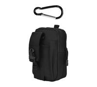 EHDWXVZM Sac À Jambe Tactique 1 par Partie Et 1 Morceau De Carabiner, Sac Tactique, Sac De Taille pour Hommes, Sacs À Ceinture, Mini-Sacs De Waison, Sac À Outils Portable (Noir).