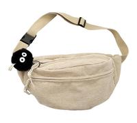 EHDWXVZM Sac À Taille En Velours En Velours, Sac À Bandoulière Rétro, Sac De Taille De Grande Capacité, Adapté Aux Déplacements, Au Shopping Et Aux Voyages.