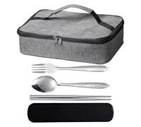 EHDWXVZM Sac isotherme pour déjeuner de 1 pièce, ensemble de couverts, sac à déjeuner portable