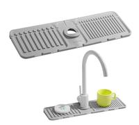 EHDWXVZM Tampon Anti-éclaboussures de Robinet, Tampon de vidange de Robinet, Tampon de séchage en Silicone, Tapis d'ustensiles de Cuisine, Tampon de vidange de Robinet 1 pièce