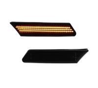 EHDXGGEK Lot de 2 feux position latéraux dynamiques à LED, clignotants séquentiels, compatibles avec Porsche 911, 997, Carrera GT2, GT3, Boxster, Cayman, 987