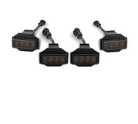EHDXGGEK Lot de 4 feux stroboscopiques LED for calandre avant, compatibles avec Toyota Tundra 2018 2019 2020 2021, circulation diurnes DRL, avertissement grille ambre(Smoked Surface)