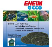 EHEIM-Mousses à charbon actif pour filtre EHEIM Ecco Pro - lot de 3