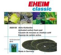 Eheim - Mousses de Charbon pour Filtres d'Aquarium 2213 - x3 G