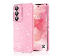 Eherui Coque de protection pour Samsung Galaxy A14 4G/5G pailletée, en silicone TPU, anti-traces de doigts, anti-chocs, fine anti-rayures et anti-chute, rose