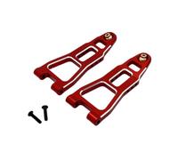 EHJRE 2PCS AMPRADET AMPRANDE ARME ARRIL 1/12 RC MODESSE de CAR RC Partie High Performance Fiable Aluminium avant LOIN, Argent Rouge