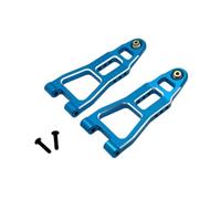 EHJRE 2PCS AMPRADET AMPRANDE ARME ARRIL 1/12 RC MODESSE de CAR RC Partie High Performance Fiable Aluminium avant LOIN, Argent Bleu