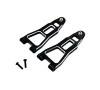 EHJRE 2PCS AMPRADET AMPRANDE ARME ARRIL 1/12 RC MODESSE de CAR RC Partie High Performance Fiable Aluminium avant LOIN, Noir Argent