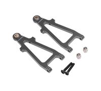 EHJRE 2pcs Rc avant Inférieur Baisse Des Bras Swing Modifiés Partie 1:20 Échelle Installation Facile Fiable avec Vis Suspensions Armes pour C8811, Gris