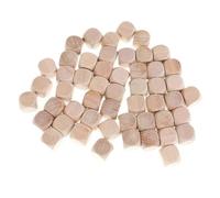 EHJRE 2x 50 Pcs/paquet de Dés Vierges En Bois, Dés de 16 Mm pour Lesquels Vous écrivez