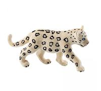 EHJRE 4x Figurine Léopard Des Neiges, Ensemble de Jeu, Modèle pour Enfants, Statue D'animaux Sauvages, pour Cadeau de Noël, Cadeaux D'anniversaire