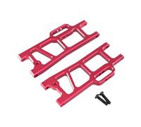 EHJRE Amélioration de La Voiture RC à L'échelle 1:10 Partie En Aluminium à Haute Résistance Amélioration Du Bras avant pour 104016 104018 104009 RC, Rouge
