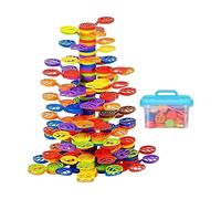 EHJRE Arbre pour Enfants, Jouet, Jouet D'apprentissage Interactif, Blocs de Construction à Empiler, Jeu D'équilibre, Jouet de Construction pour E, 100 pieces