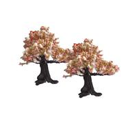 EHJRE Architecture Modéliser Les Arbres à La Main Accessoires de Train à L'échelle à La Main, 12cm 2pcs