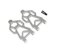 EHJRE avant-bras avant pour 1/16 RC Car Gauche Droite Pièces Métalliques Pauvres Kit de Mise à Niveau Swing Brack, Argent