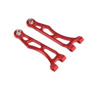 EHJRE avant Les Bras Supérieurs pour 1/16 Pièces de Voitures RC ARMES SUSPENSION ROBUSÉS pour 16101 16103 16104 16102, Rouge