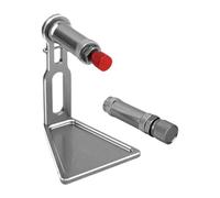 EHJRE Base de Support de Pneu RC, Outil D'équilibrage de Roue Hexagonal, équilibreur de Jante de Voiture RC 12 Mm 17 Mm pour Véhicules 1/8 1/10, Gris