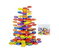 EHJRE Bloc D'équilibre, Motricité Fine, Activités D'apprentissage Préscolaire, Jeux D'empilage, Jouets, Blocs D'empilage D'arbres pour Enfants Un, 120 pièces