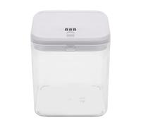 EHJRE Boîte de Verrouillage, Conteneur de Stockage Verrouillable, Organisation Domestique Transparente, Conteneur Verrouillable élégant, Boîte de Stockage D, Blanc