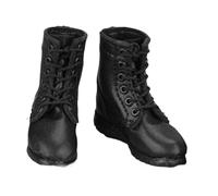 EHJRE Bottes courtes à lacets à l'échelle 1/6, bottes de travail rétro élégantes pour costume féminin de 12 pouces