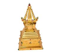 EHJRE Bouddhisme du Tibet Sakyamuni Bouddha Stupa Tour Statue Tantra Fournitures Bouddhiste