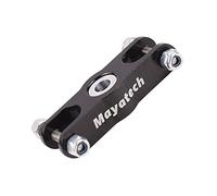 EHJRE Clip D'hélice Pliante En Métal à Faible Bruit, 5mm/6mm/8mm, Adaptateur, Arbre Fileté pour Accessoires RC, 5MM Noir
