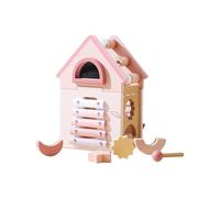 EHJRE Cube D'activités En Bois Jouet éducatif Précoce Trieur de Formes pour Enfants de 1 An et Plus