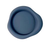 EHJRE Dessous de verre en silicone résistant à la chaleur, élégant et antidérapant, idéal pour une salle à manger, un café ou un hôtel, Bleu