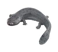 EHJRE Figurine de Salamandre Réaliste, Statue D'animal Sauvage, à Partir de 3 Ans, pour Garçons et Filles, Collection de Jouets éducatifs, Figurines D'anima, gris