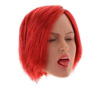 EHJRE Figurine Féminine à l'Échelle 1/6 avec Sculpture de Visage, Tête de Remplacement 1/6 pour Figurine Femme, pour Collection et Photographie