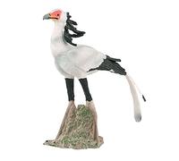 EHJRE Figurine Réaliste D'oiseau de Secrétaire, Sculpture D'animaux pour La Collecte dans La Cour