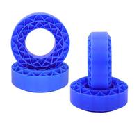 EHJRE Inserts En Caoutchouc de Silicone pour Pneus de 1.9 Pouces, 4 Pièces, Mousse de Remplacement, 106x42mm, pour Voiture RC à échelle 1/10, Chenille, BLEU
