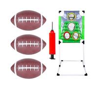 EHJRE Jetez Le Jeu Target Portable Throwing Rugby Game avec Cadre pour La Pelouse